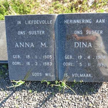 MINNIE Anna M. 1905-1983 :: MINNIE Dina J. 1908-1992_1