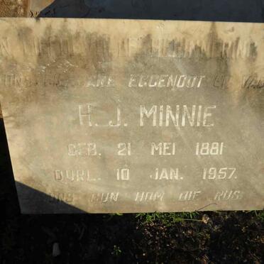 MINNIE H.J. 1881-1957