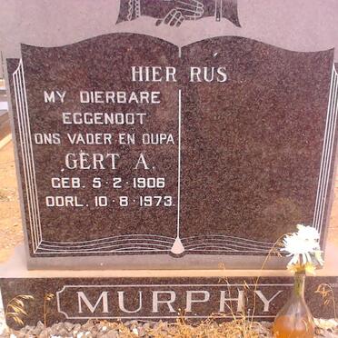 MURPHY Gert A. 1906-1973