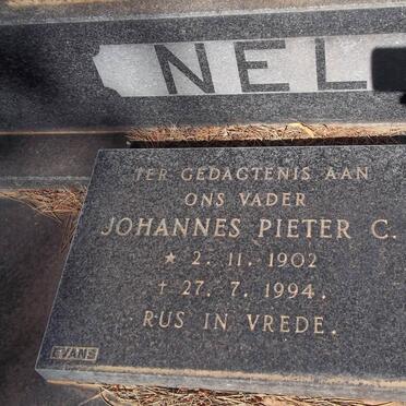 NEL Johannes Pieter C. 1902-1994
