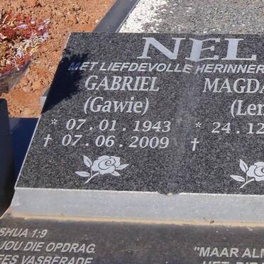NEL Gabriel 1943-2009 &amp; Magdalena 1947-