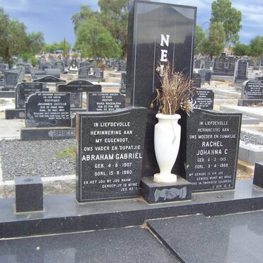 NEL Abraham Gabriel 1907-1980 &amp; Rachel Johanna C. 1915-1988