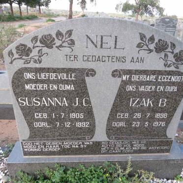 NEL Izak B. 1898-1976 & Susanna J.C. 1905-1992