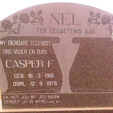 NEL Casper F. 1916-1976