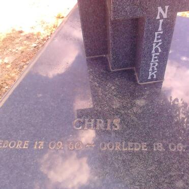 NIEKERK Chris, van 1960-1988