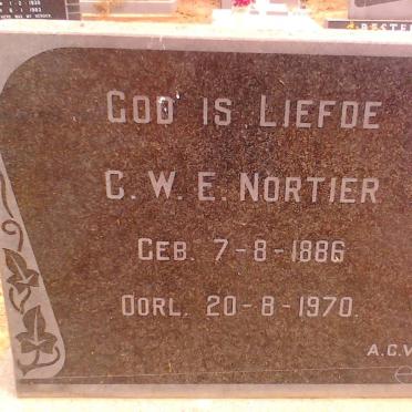 NORTIER C.W.E. 1886-1970