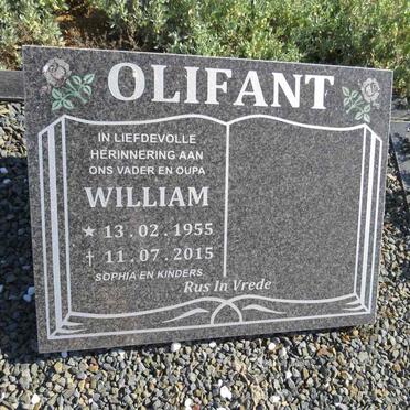 OLIFANT William 1955-2015