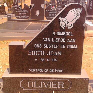 OLIVIER Edith Joan 1915-