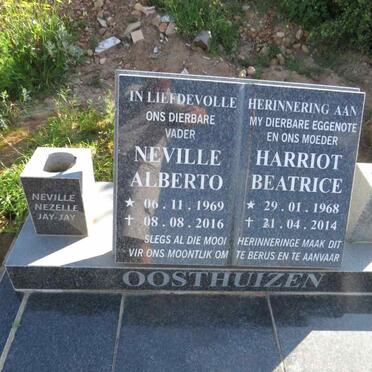 OOSTHUIZEN Neville Alberto 1969-2016 & Harriot Beatrice 1968-2014