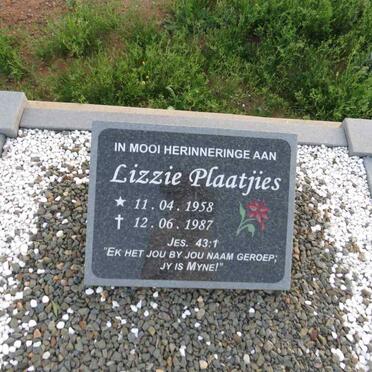 PLAATJIES Lizzie 1958-1987