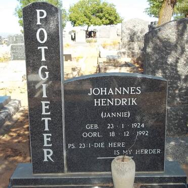 POTGIETER Johannes Hendrik 1924-1992