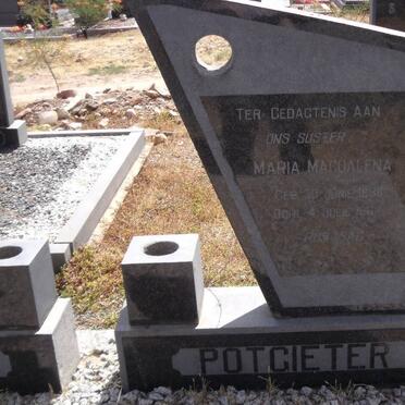 POTGIETER Anna Maria 1893-1964 :: POTGIETER Maria Magdalena 1888-196? 
