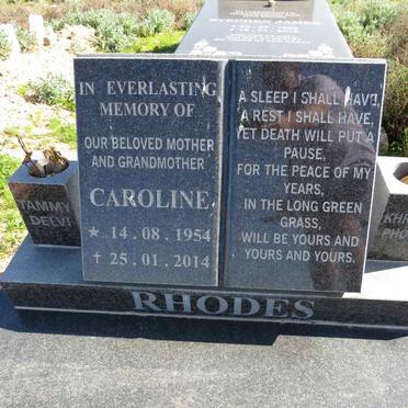 RHODES Caroline 1954-2014