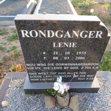RONDGANGER Lenie 1935-2006