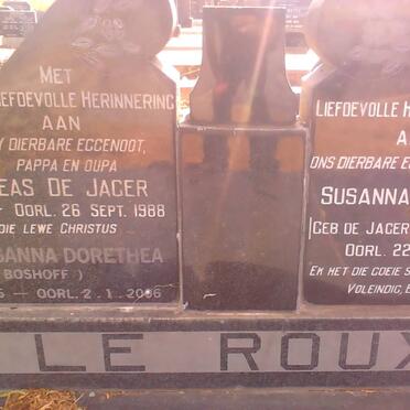 ROUX, le :: BOSHOFF :: DE JAGER
