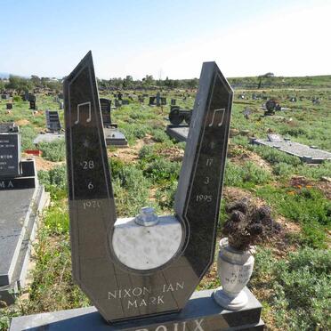 ROUX Nixon Ian Mark, le 1970-1995