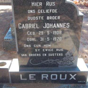 ROUX Gabriël Johannes, le 1908-1970