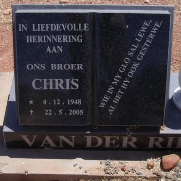 RIET Chris, van der 1948-2005