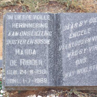 RIDDER Magda, de 1961-1968