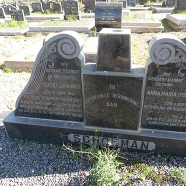 SCHOEMAN Ockert Johannes 1912-1964 & Anna Maria 1915-2010