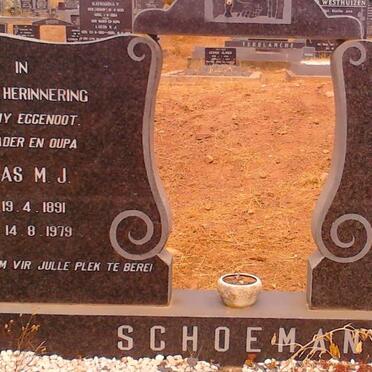 SCHOEMAN Lukas M.J. 1891-1979 &amp; Catharina J. LE ROUX 1891-1980