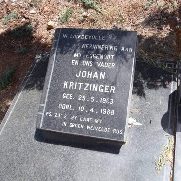 SERFONTEIN Johan Kritzinger 1903-1988 &amp; Magdalena Hendrina 1901-1992