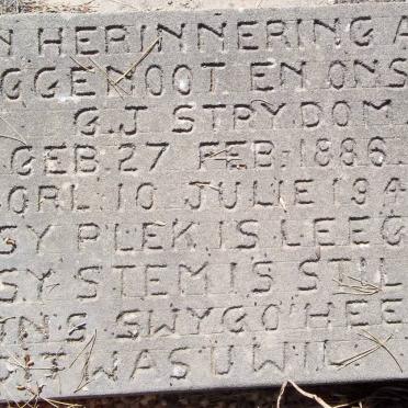 STRYDOM G.J. 1886-1947