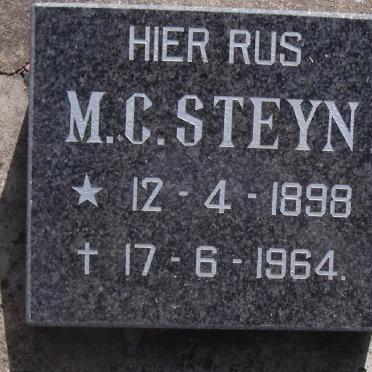 STEYN M.C. 1898-1964
