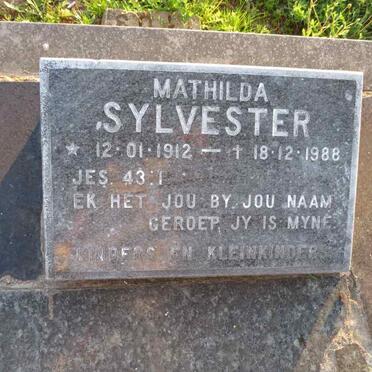 SYLVESTER Mathilda 1912-1988