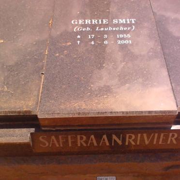 SMIT Gerrie nee LAUBSCHER 1955-2001