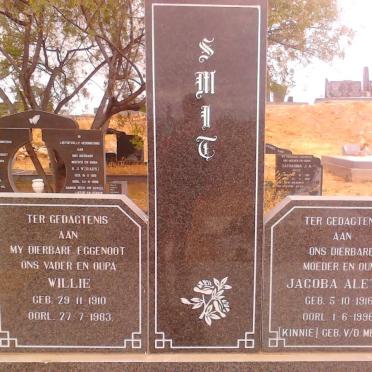 SMIT Willie 1910-1983 &amp; Jacoba Aletta 1916-1996