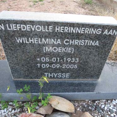 THYSSE Wilhelmina Christina 1933-2005