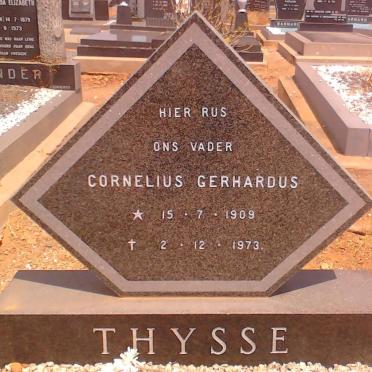 THYSSE Cornelius Gerhardus 1909-1973