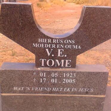 TOME V.E. 1923-2005