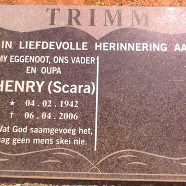 TRIMM Henry 1942-2006