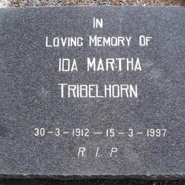 TRIBELHORN Ida Martha 1912-1997