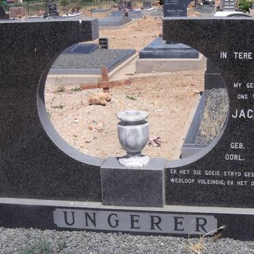 UNGERER Jacobus Nicolaas 1942-1998