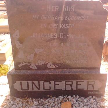 UNGERER Johannes Cornelis 1923-1963