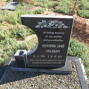 VELEBAYI Vuyiswa Jane 1938-2014
