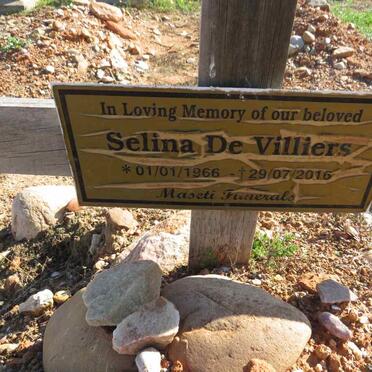 VILLIERS Selina, de 1966-2016