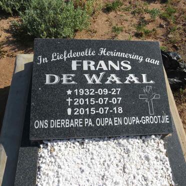 WAAL Frans, de 1932-2015