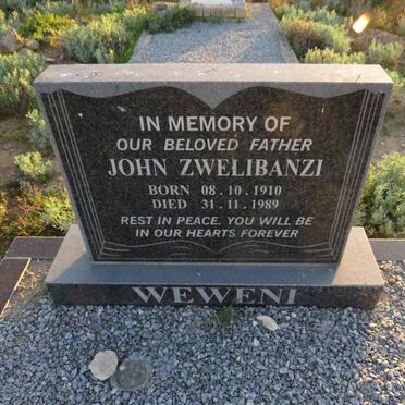 WEWENI John Zwelibanzi 1910-1989