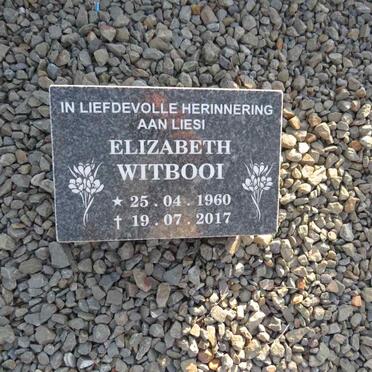 WITBOOI Elizabeth 1960-2017