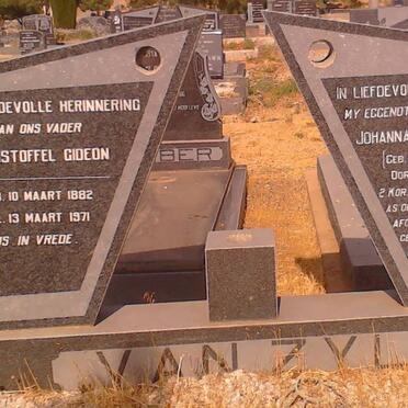 ZYL Christoffel Gideon, van 1882-1971 &amp; Johanna Maria Francina SMITH 1887-1967