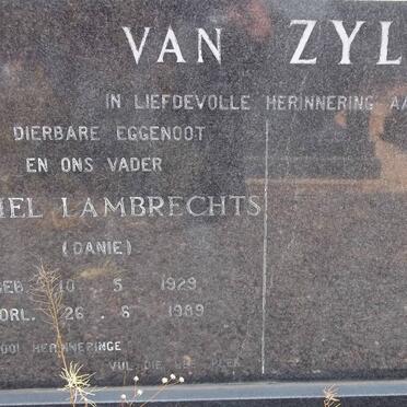 ZYL Daniel Lambrechts, van 1929-1989