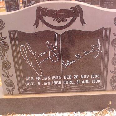 ZYL P.J., van 1905-1969 &amp; Helena M. 1908-1988