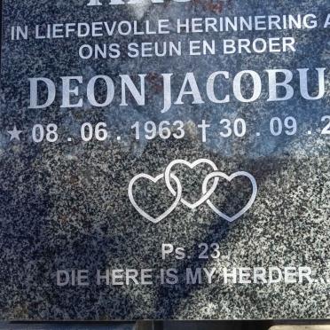 ? Deon Jacobus 1963-2000