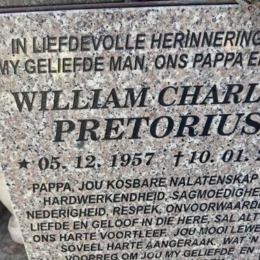 PRETORIUS  William Charles 1957-2020