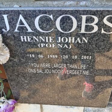 JACOBS Hennie Johan 1989-2011