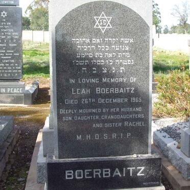 BOERBAITZ Leah  -1965